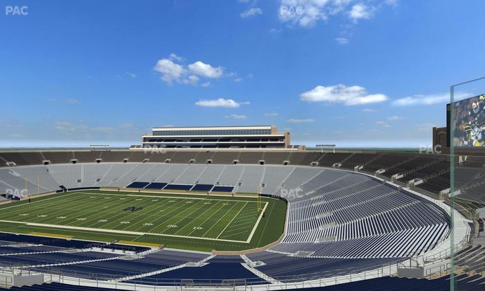 Notre Dame Stadium - Section Duncan Loge 720 Seat View