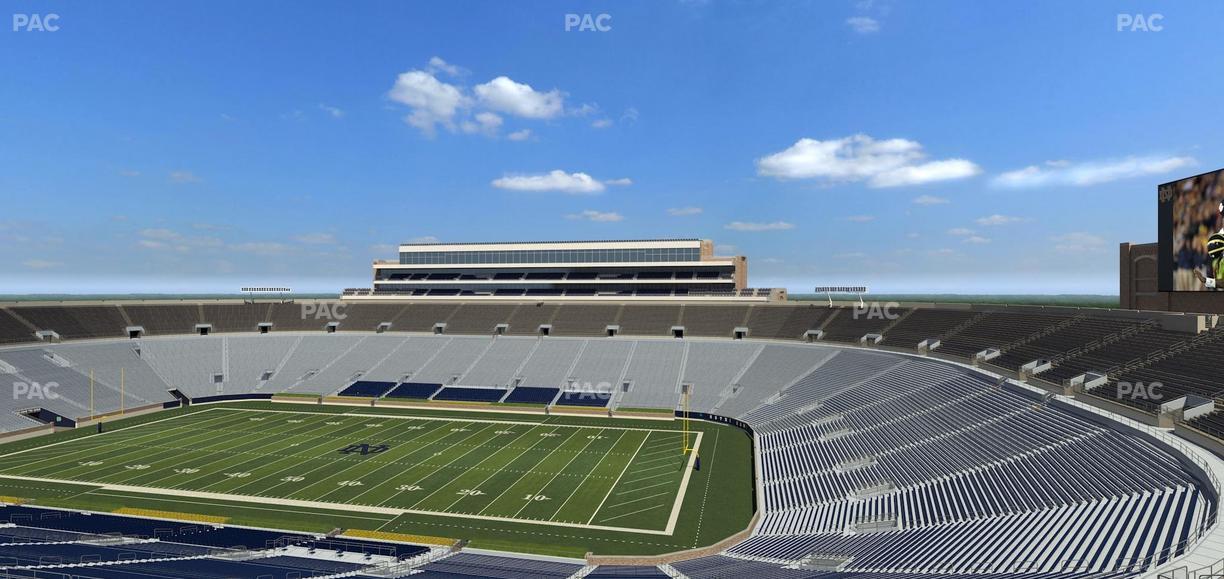Notre Dame Stadium - Section Duncan Loge 721 Seat View