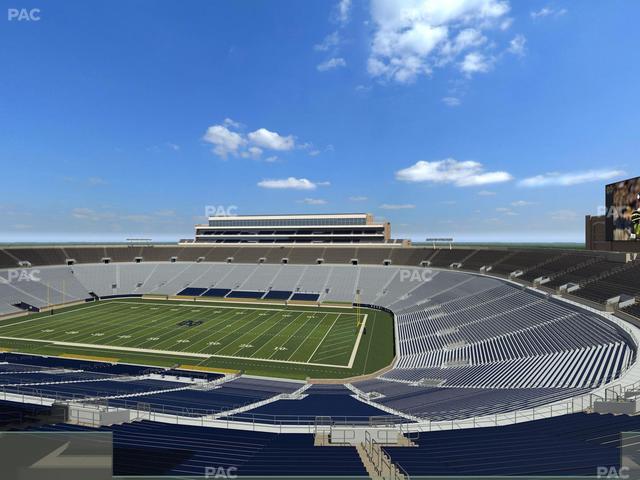 Notre Dame Stadium - Section Duncan Loge 721 Seat View