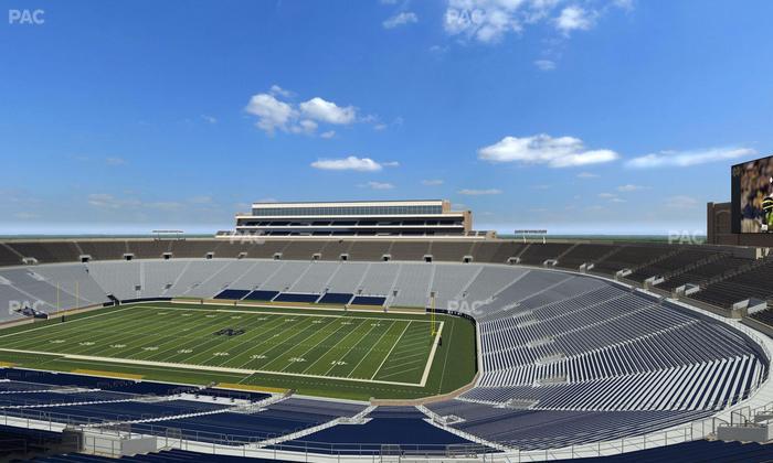 Notre Dame Stadium - Section Duncan Loge 721 Seat View