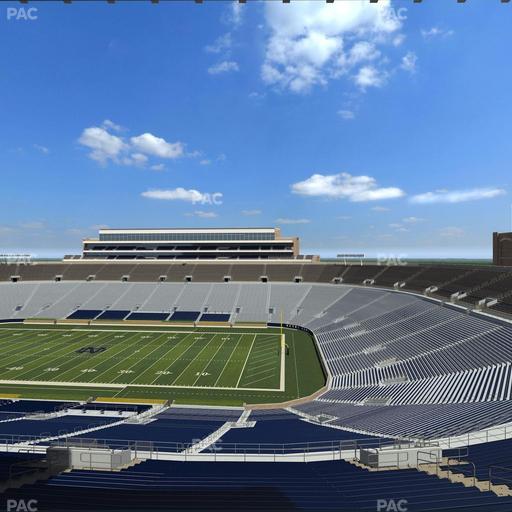 Notre Dame Stadium - Section Duncan Loge 722 Seat View