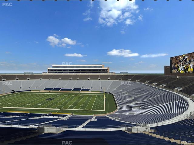 Notre Dame Stadium - Section Duncan Loge 722 Seat View