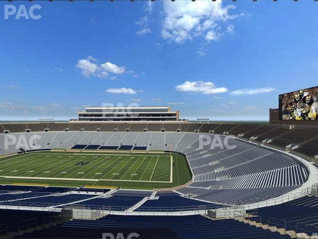 Notre Dame Stadium - Section Duncan Loge 722 Seat View