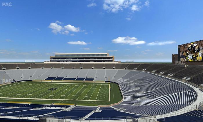 Notre Dame Stadium - Section Duncan Loge 722 Seat View