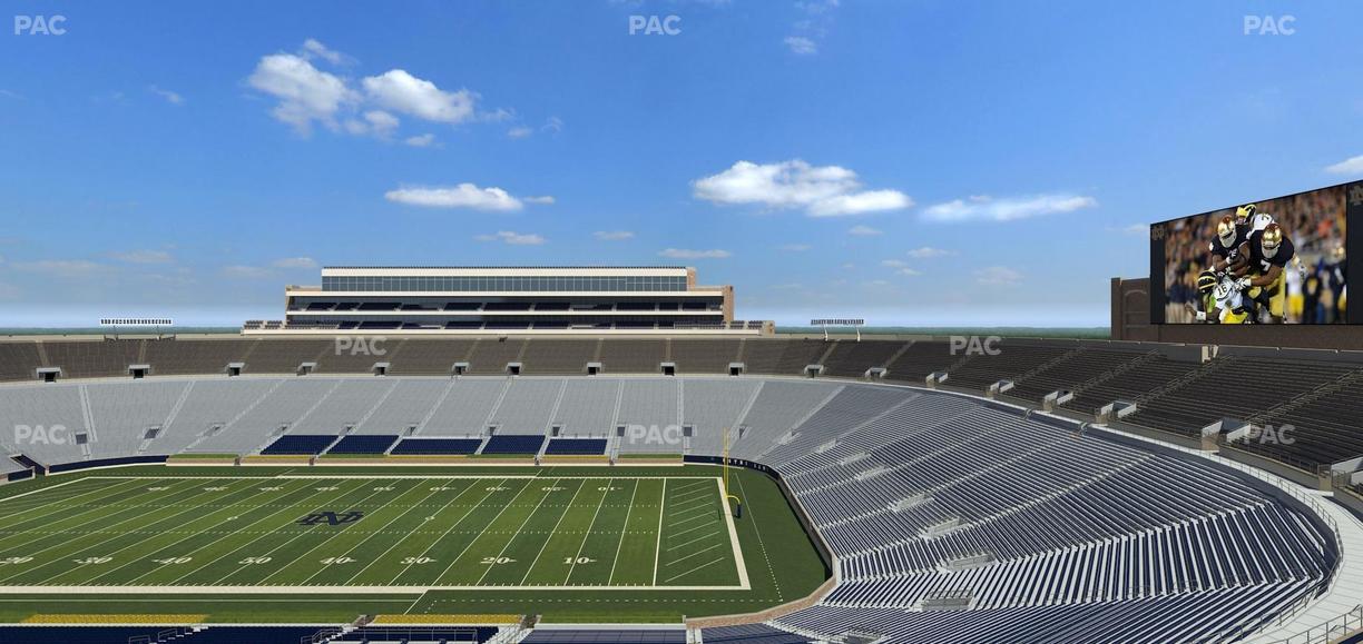 Notre Dame Stadium - Section Duncan Loge 723 Seat View