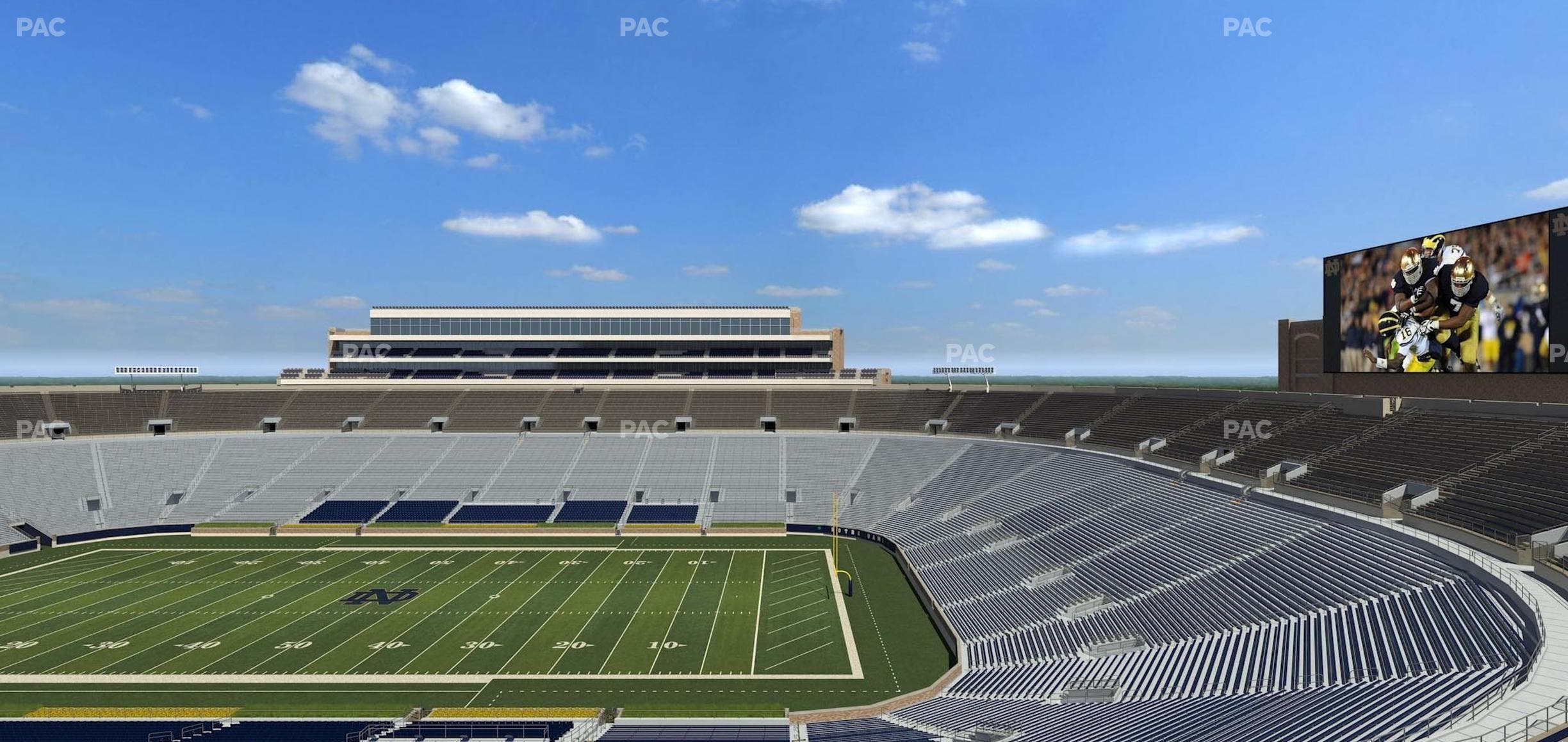 Notre Dame Stadium - Section Duncan Loge 723 Seat View