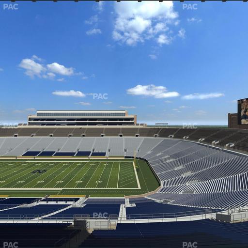 Notre Dame Stadium - Section Duncan Loge 723 Seat View