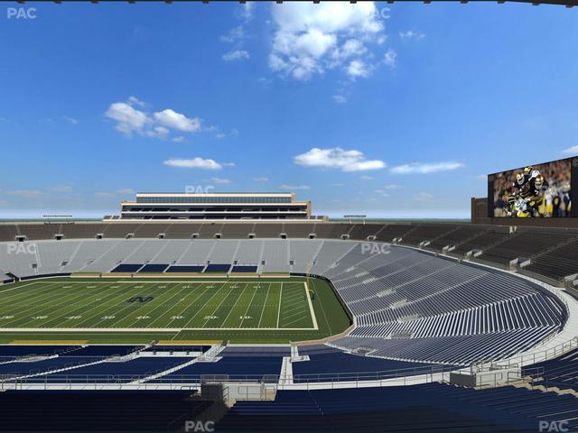 Notre Dame Stadium - Section Duncan Loge 723 Seat View