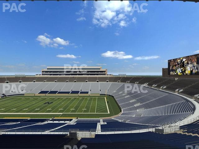 Notre Dame Stadium - Section Duncan Loge 723 Seat View