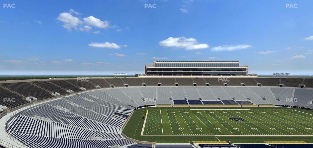 Notre Dame Stadium - Section Duncan Loge 733 Seat View