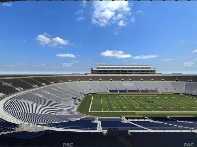 Notre Dame Stadium - Section Duncan Loge 733 Seat View
