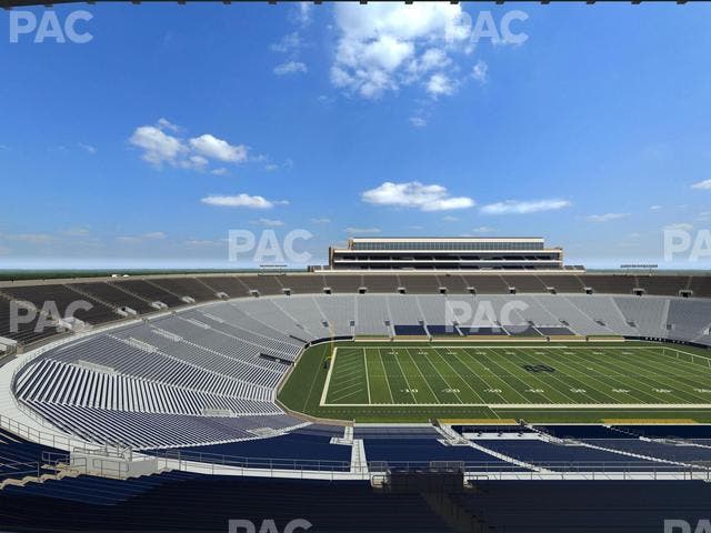 Notre Dame Stadium - Section Duncan Loge 733 Seat View