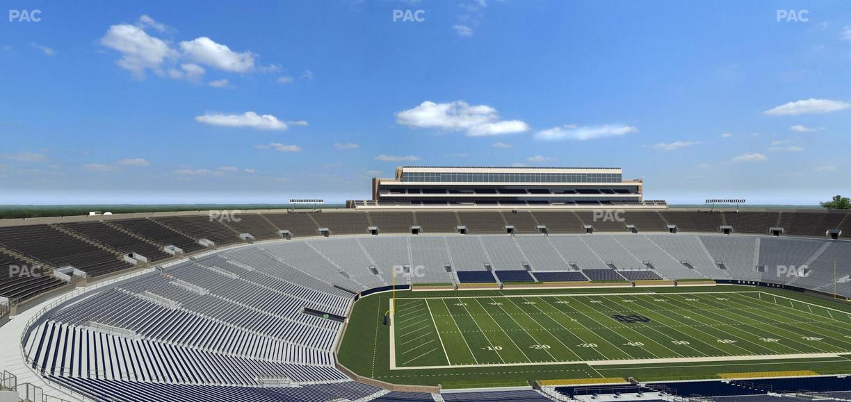 Notre Dame Stadium - Section Duncan Loge 734 Seat View