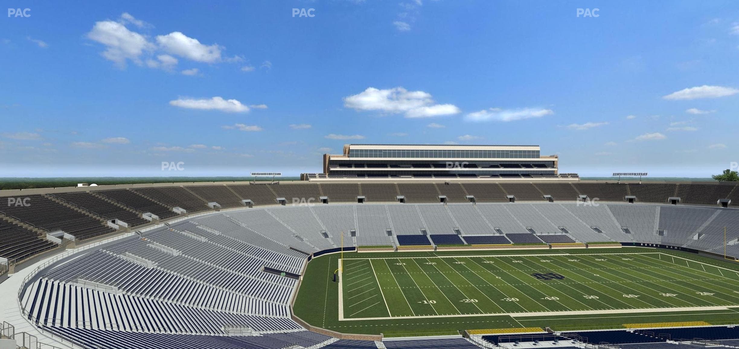 Notre Dame Stadium - Section Duncan Loge 734 Seat View