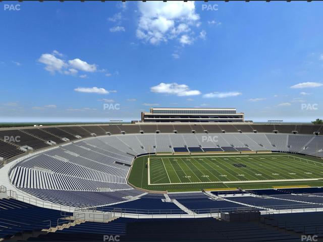 Notre Dame Stadium - Section Duncan Loge 734 Seat View
