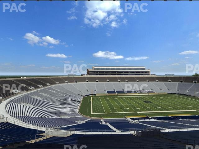 Notre Dame Stadium - Section Duncan Loge 734 Seat View