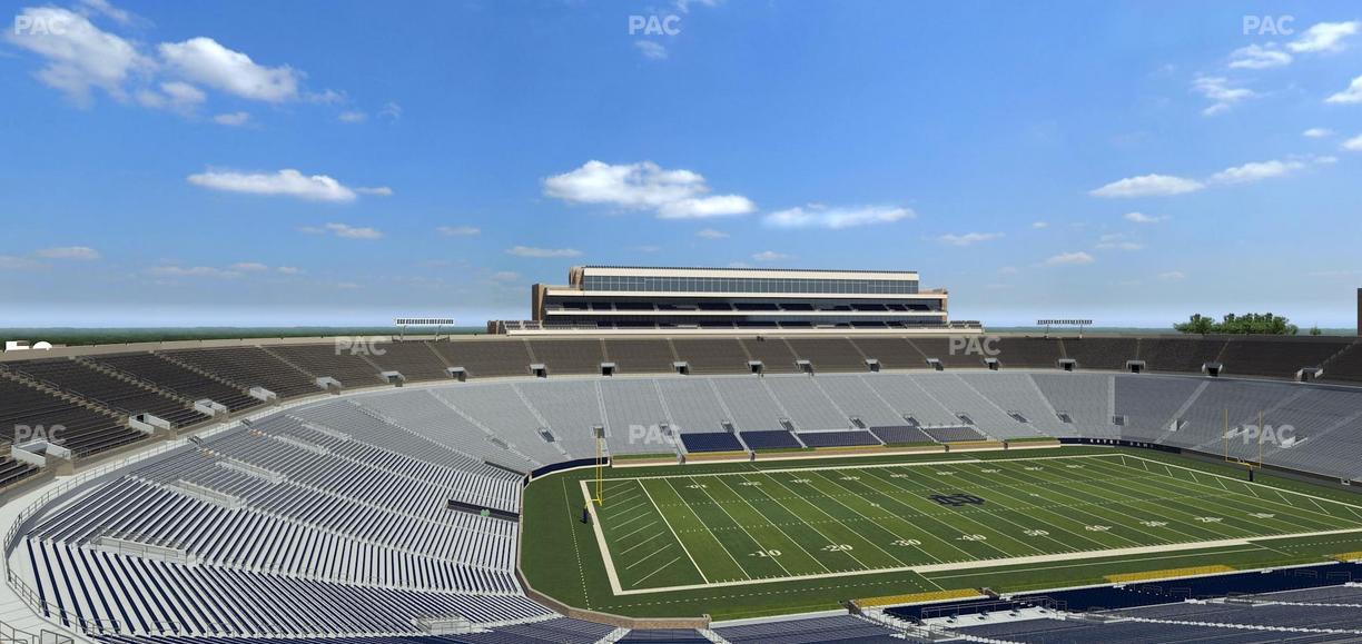 Notre Dame Stadium - Section Duncan Loge 735 Seat View