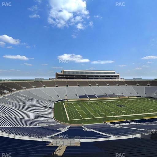 Notre Dame Stadium - Section Duncan Loge 735 Seat View