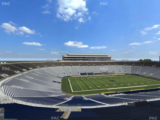 Notre Dame Stadium - Section Duncan Loge 735 Seat View