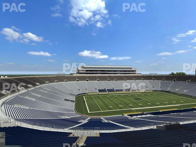 Notre Dame Stadium - Section Duncan Loge 735 Seat View