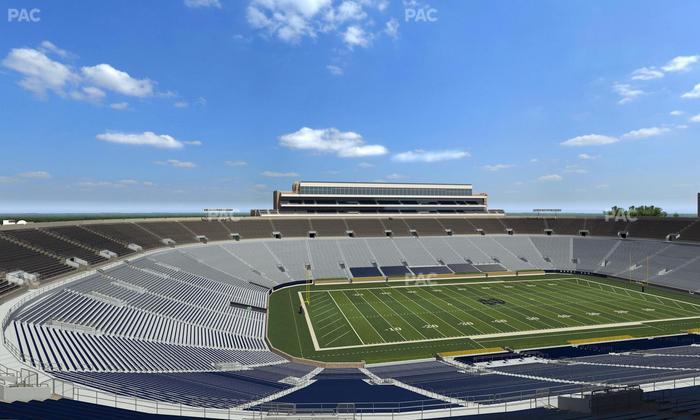 Notre Dame Stadium - Section Duncan Loge 735 Seat View