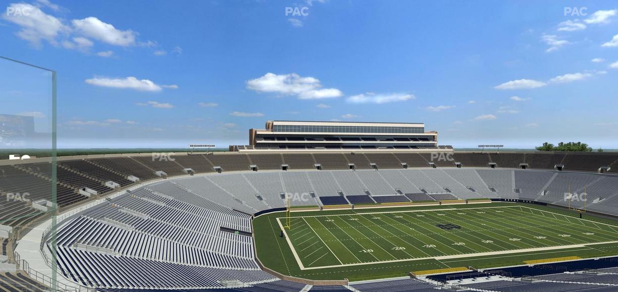 Notre Dame Stadium - Section Duncan Loge 736 Seat View