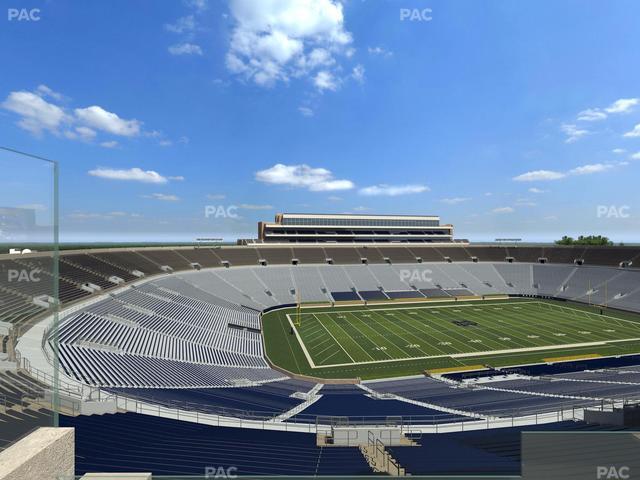 Notre Dame Stadium - Section Duncan Loge 736 Seat View