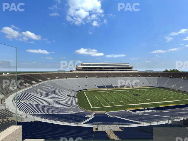 Notre Dame Stadium - Section Duncan Loge 736 Seat View
