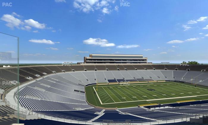 Notre Dame Stadium - Section Duncan Loge 736 Seat View