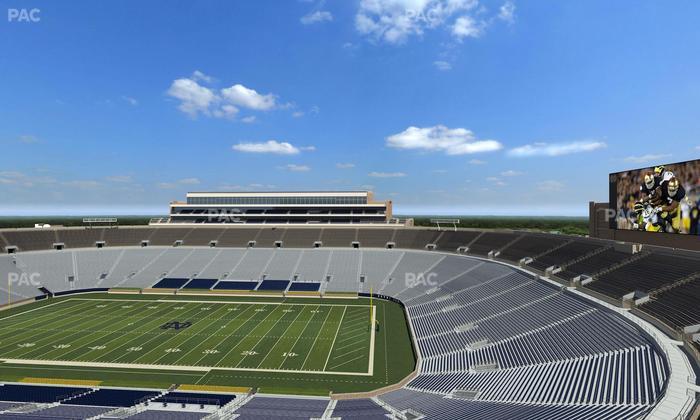Notre Dame Stadium - Section Duncan Loge 820 Seat View