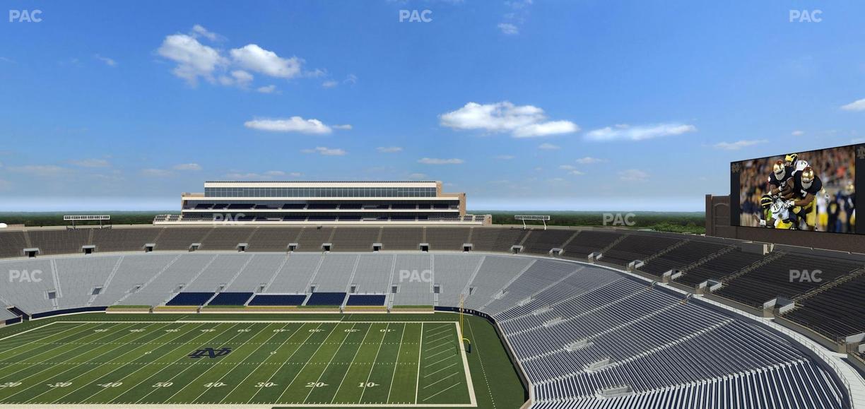 Notre Dame Stadium - Section Duncan Loge 821 Seat View