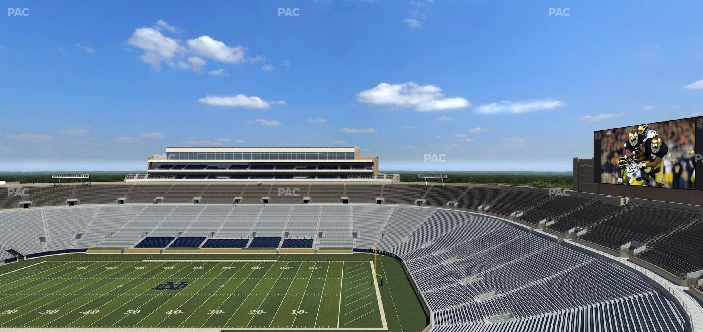 Notre Dame Stadium - Section Duncan Loge 821 Seat View