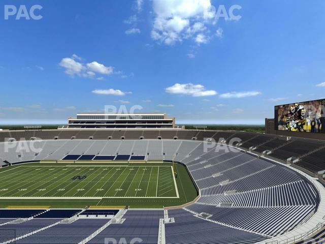 Notre Dame Stadium - Section Duncan Loge 821 Seat View