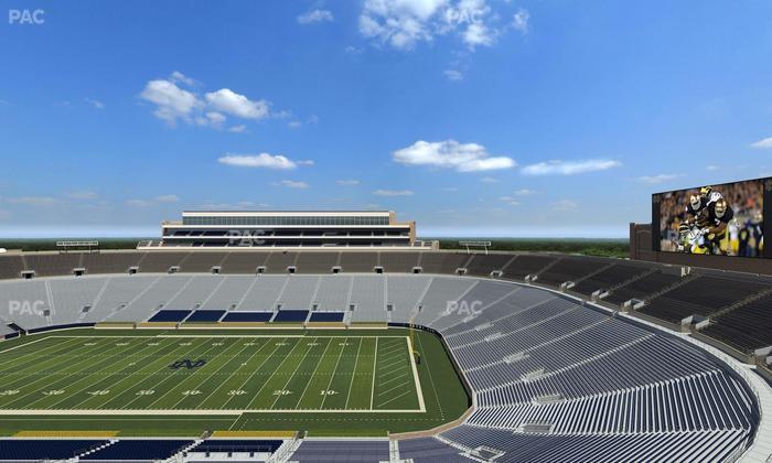 Notre Dame Stadium - Section Duncan Loge 821 Seat View