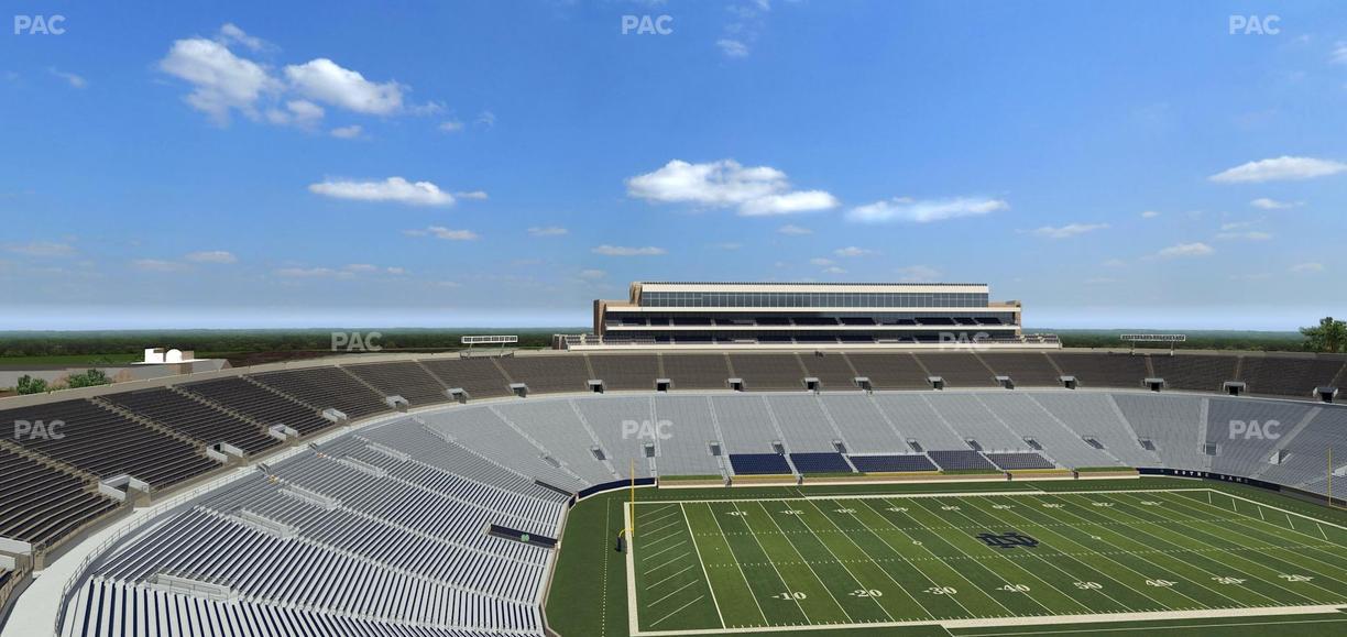 Notre Dame Stadium - Section Duncan Loge 834 Seat View