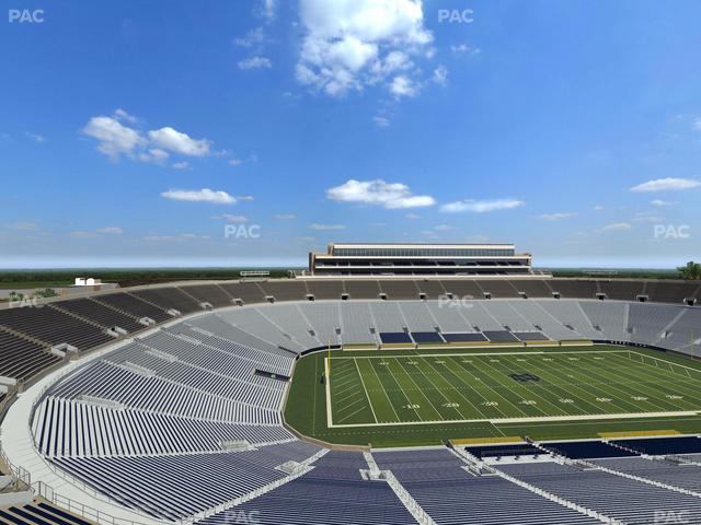 Notre Dame Stadium - Section Duncan Loge 834 Seat View