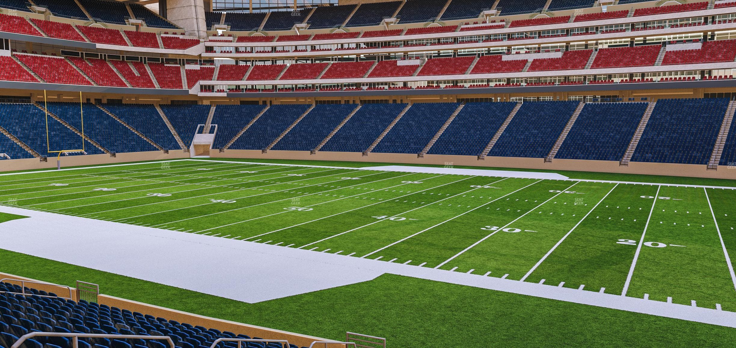 NRG Stadium - Section 104 Seat View