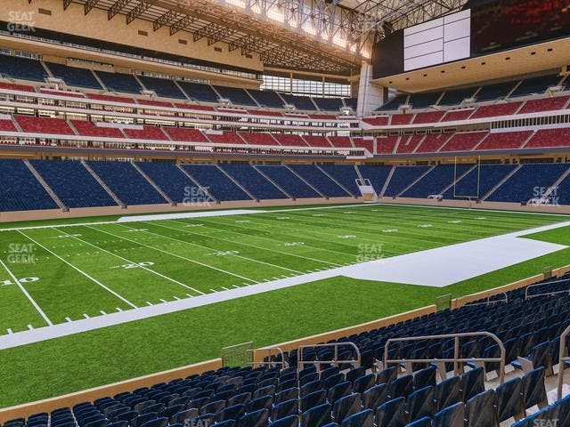 NRG Stadium - Section 110 Seat View