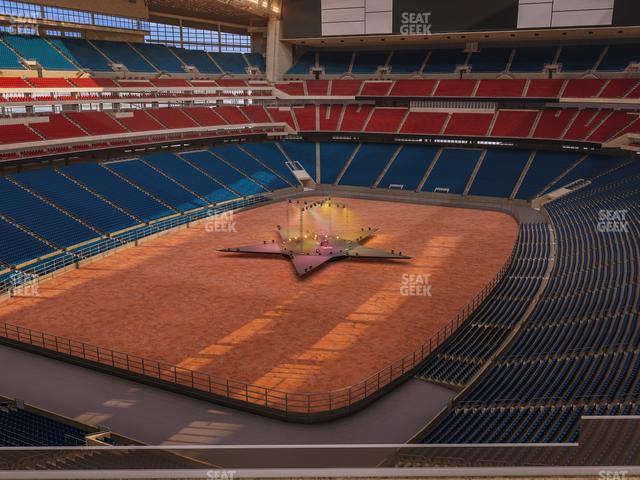 NRG Stadium - Section 543 Seat View NRG Stadium - Section 543 Seat View