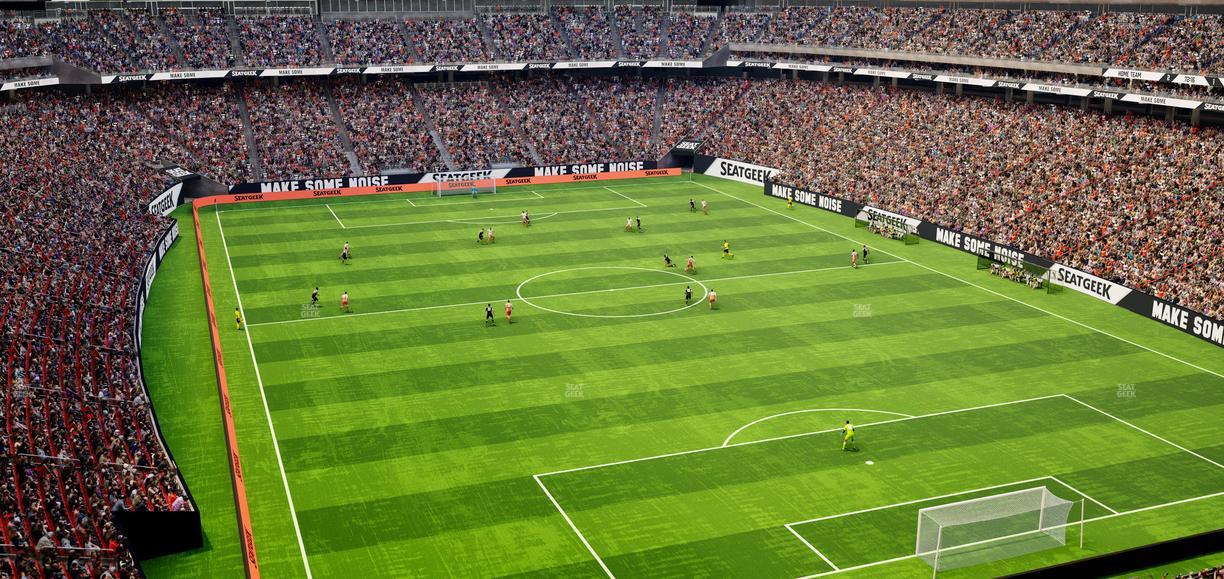 NRG Stadium - Section 550 Seat View