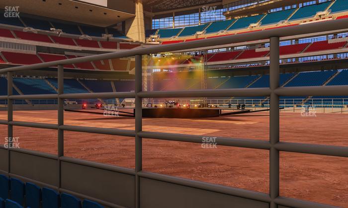 NRG Stadium - Section Action Seats 123 Seat View