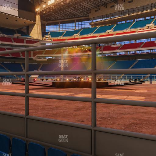 NRG Stadium - Section Action Seats 124 Seat View