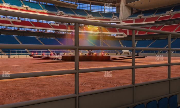 NRG Stadium - Section Action Seats 129 Seat View