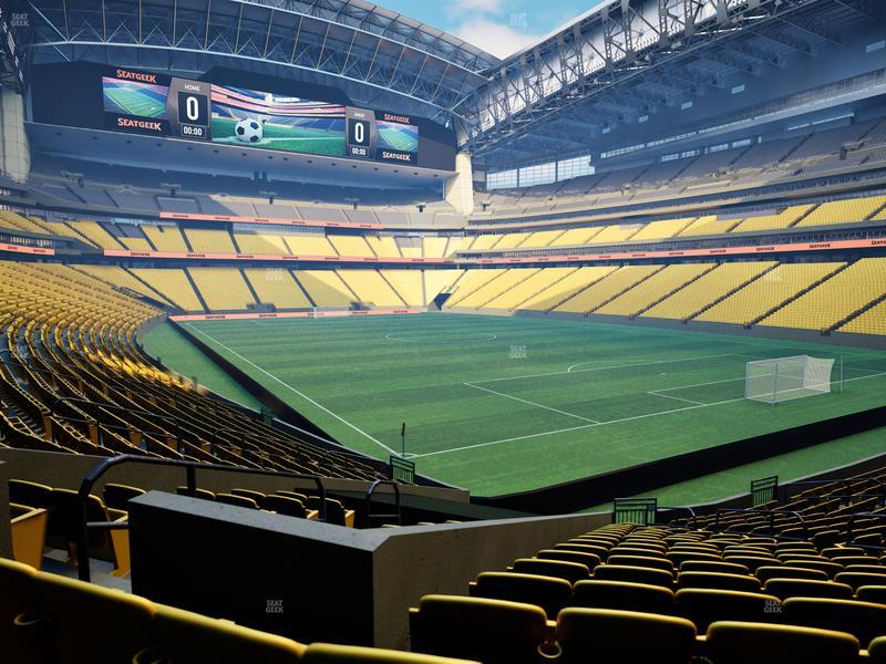 Category 1 seat view at NRG Stadium