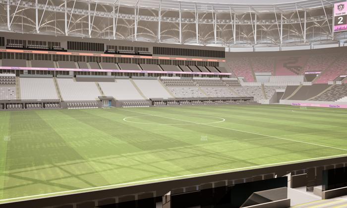 Nu Stadium - Section Club 118 Seat View