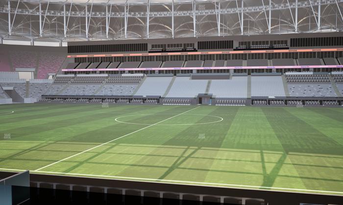 Nu Stadium - Section Club 121 Seat View