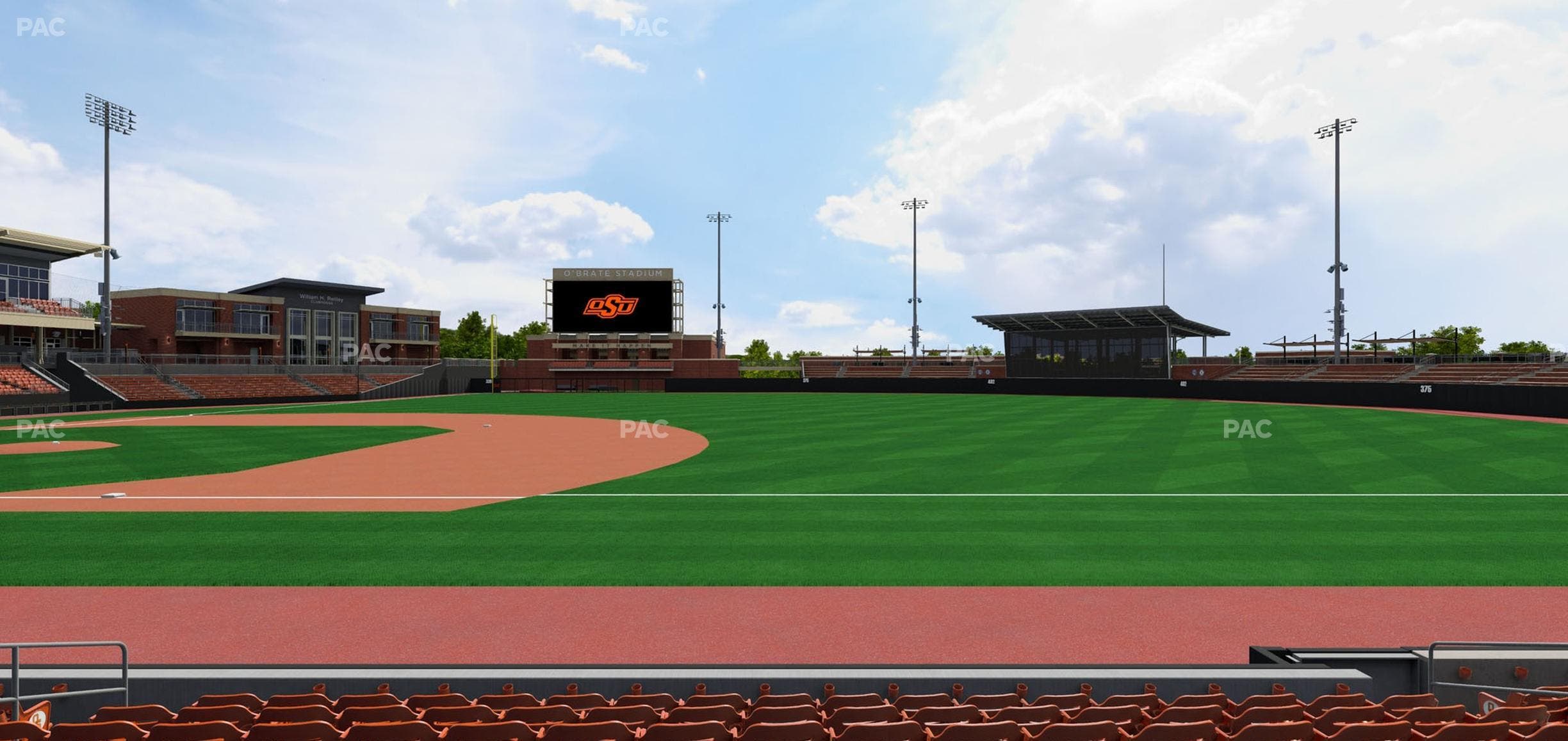 O'Brate Stadium - Section 106 Seat View