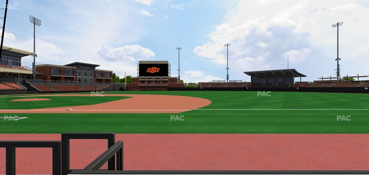 O'Brate Stadium - Section 107 Seat View