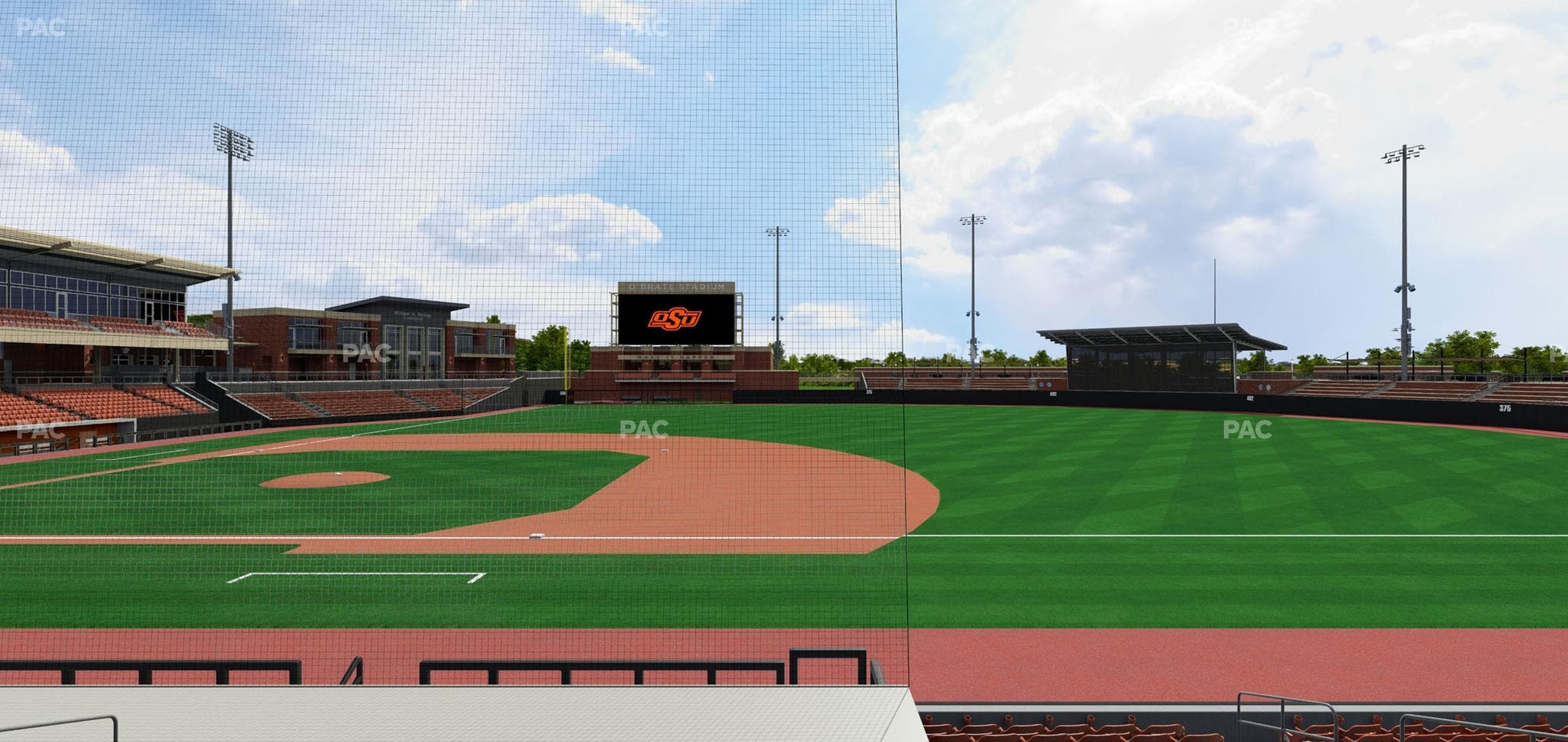 O'Brate Stadium - Section 107 Seat View