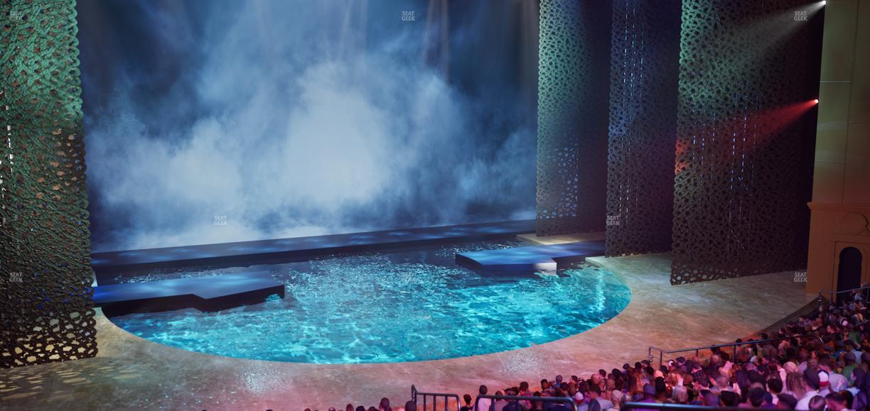 O Theatre at Bellagio Las Vegas - Section 202 Seat View